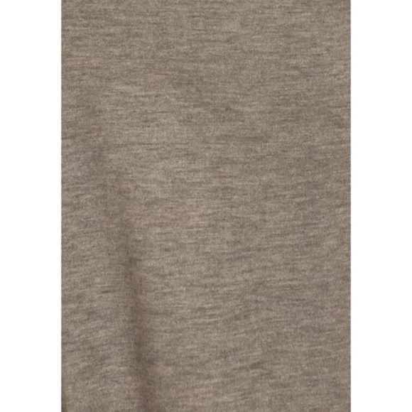 SOLD OUT Heather Taupe Wide Leg Palazzo Stretch Knit Casual Pull On Style Pants - Picture 5 of 6